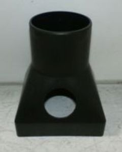 DROP,SPOUT,PLASTIC,3.5" W/HOLE FOR GLAND